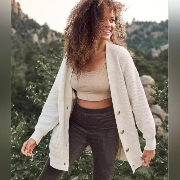 NEW Aerie CozyUp Oversized Cardigan XS - Picture 5 of 11